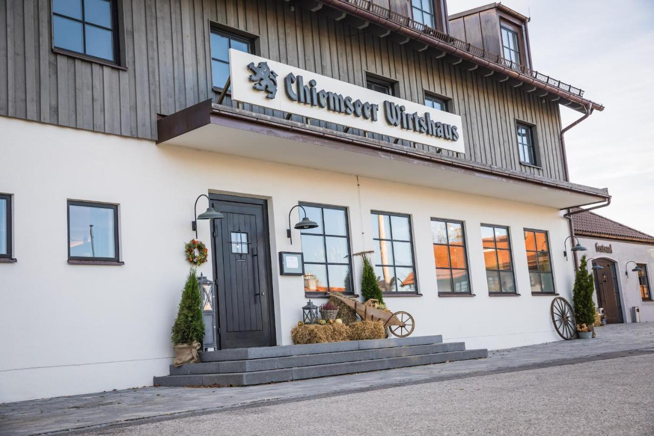 Chiemseer Wirtshaus Chieming Bagian luar foto